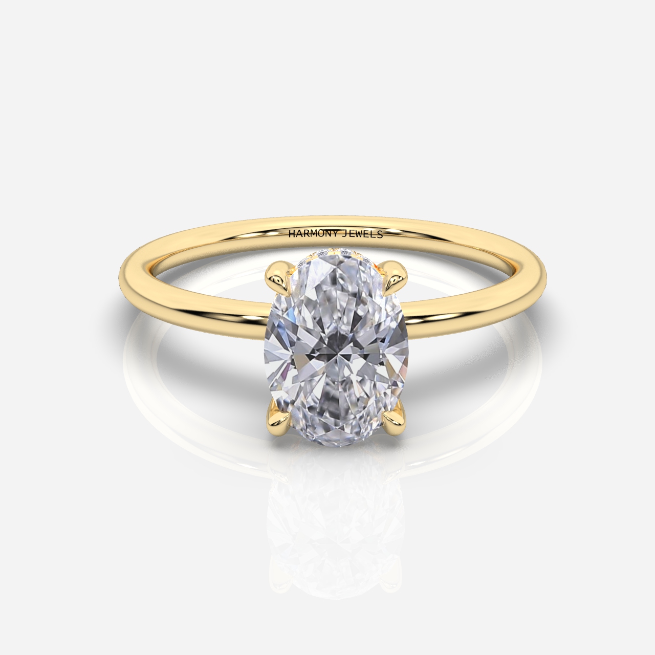 Juliette Hidden Halo Oval